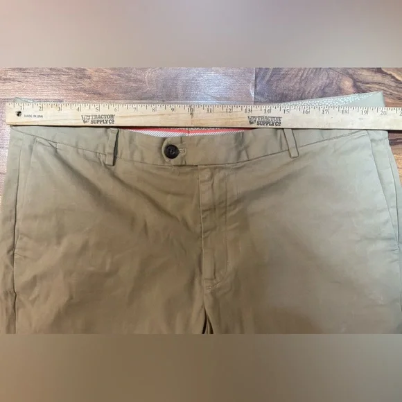 Bonobos Men’s Athletic Fit Chino Pants Tan Khaki Stretch Cotton 38x30 - Picture 4 of 7
